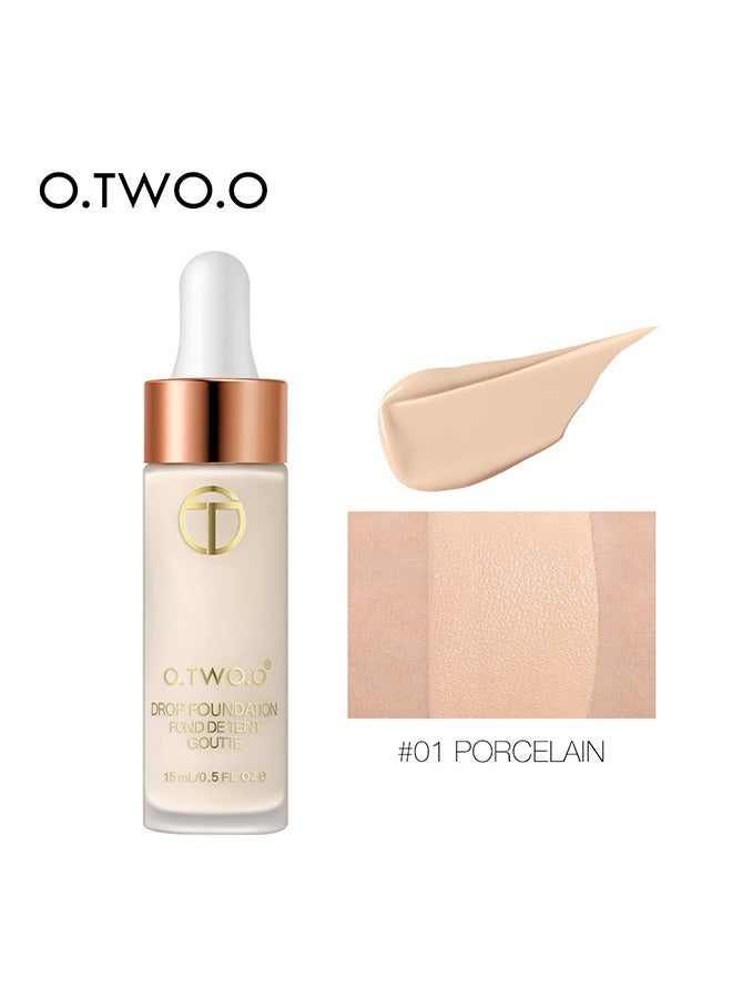 أو.تو.أو كريم أساس سائل لتبييض الوجه بالزيت 01 بيج - 15 مل - Image 3